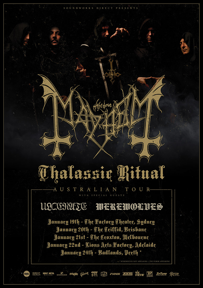 Ulcerate w/ Mayhem, Australian tour 2023