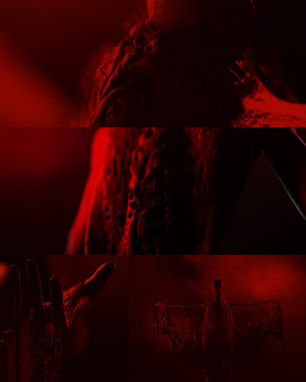 The Dawn is Hollow - Dehn Sora triptych