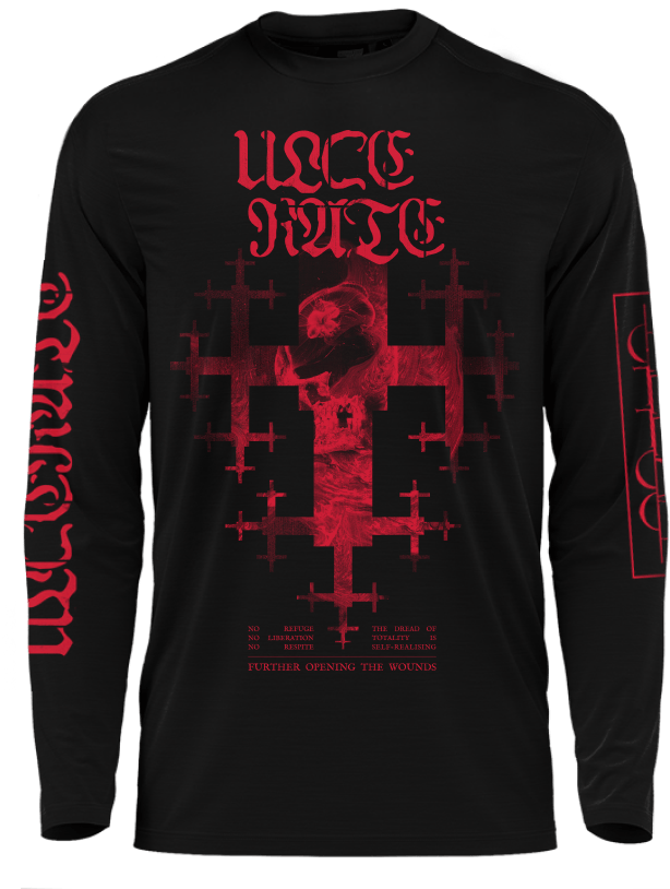 Further Opening the Wounds black longsleeve shirt